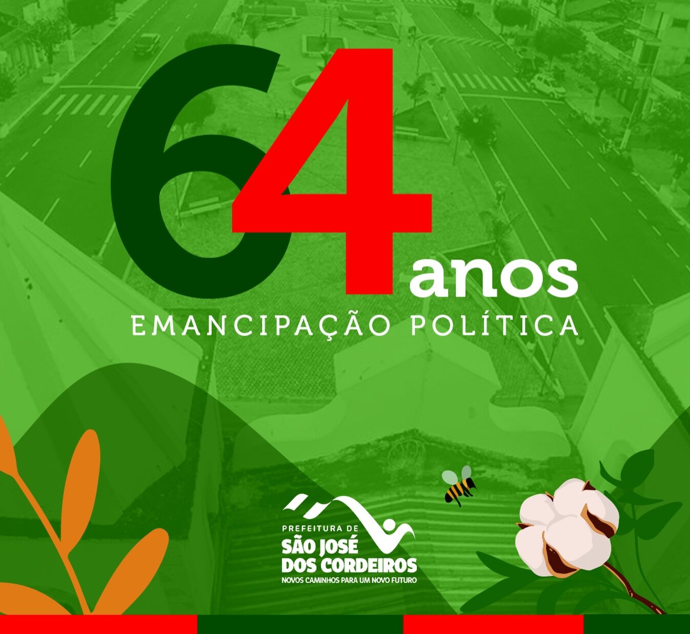 São José dos Cordeiros se prepara para celebrar 64 anos com programação especial