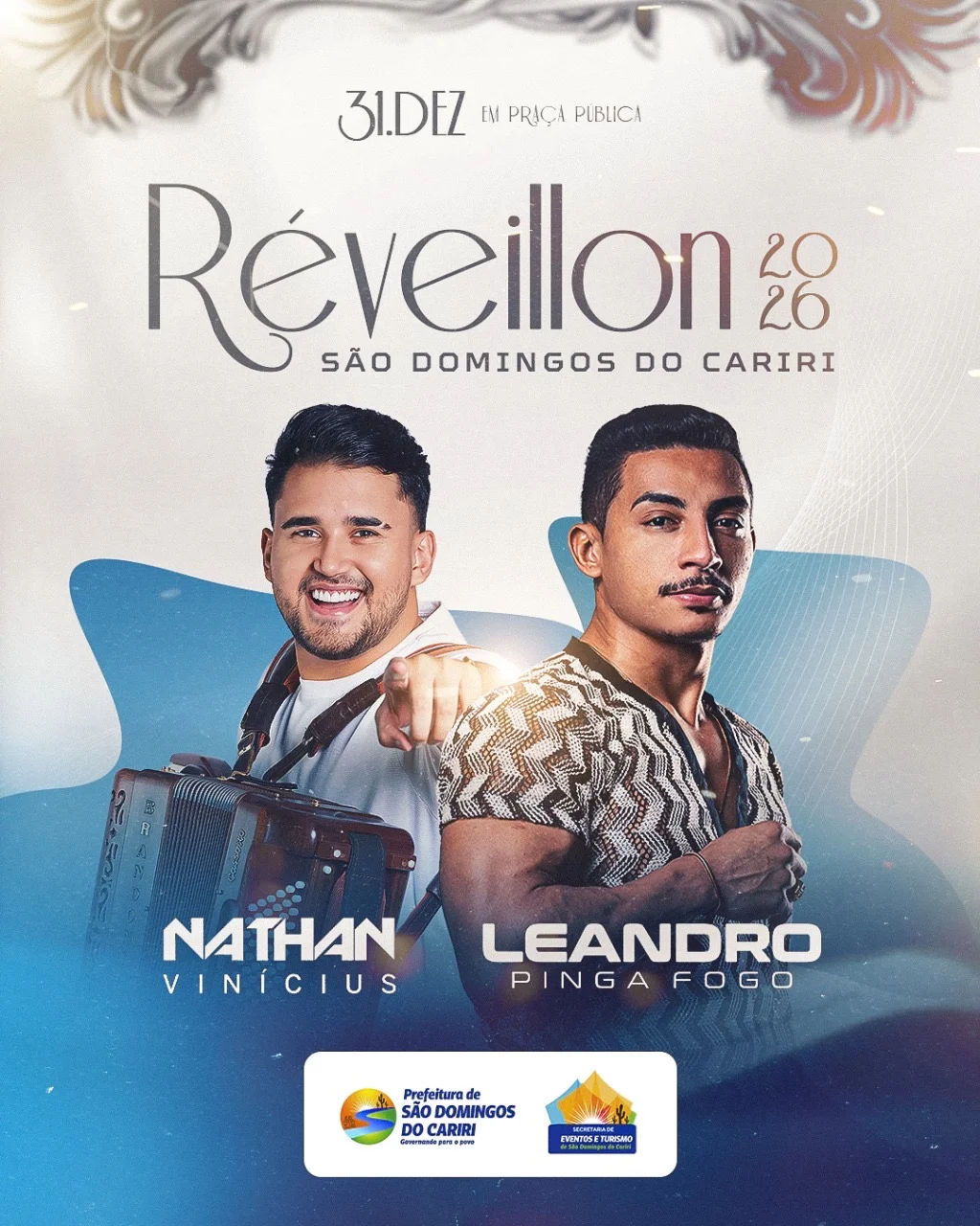 Prefeitura de São Domingos do Cariri anuncia atrações do Réveillon 2026