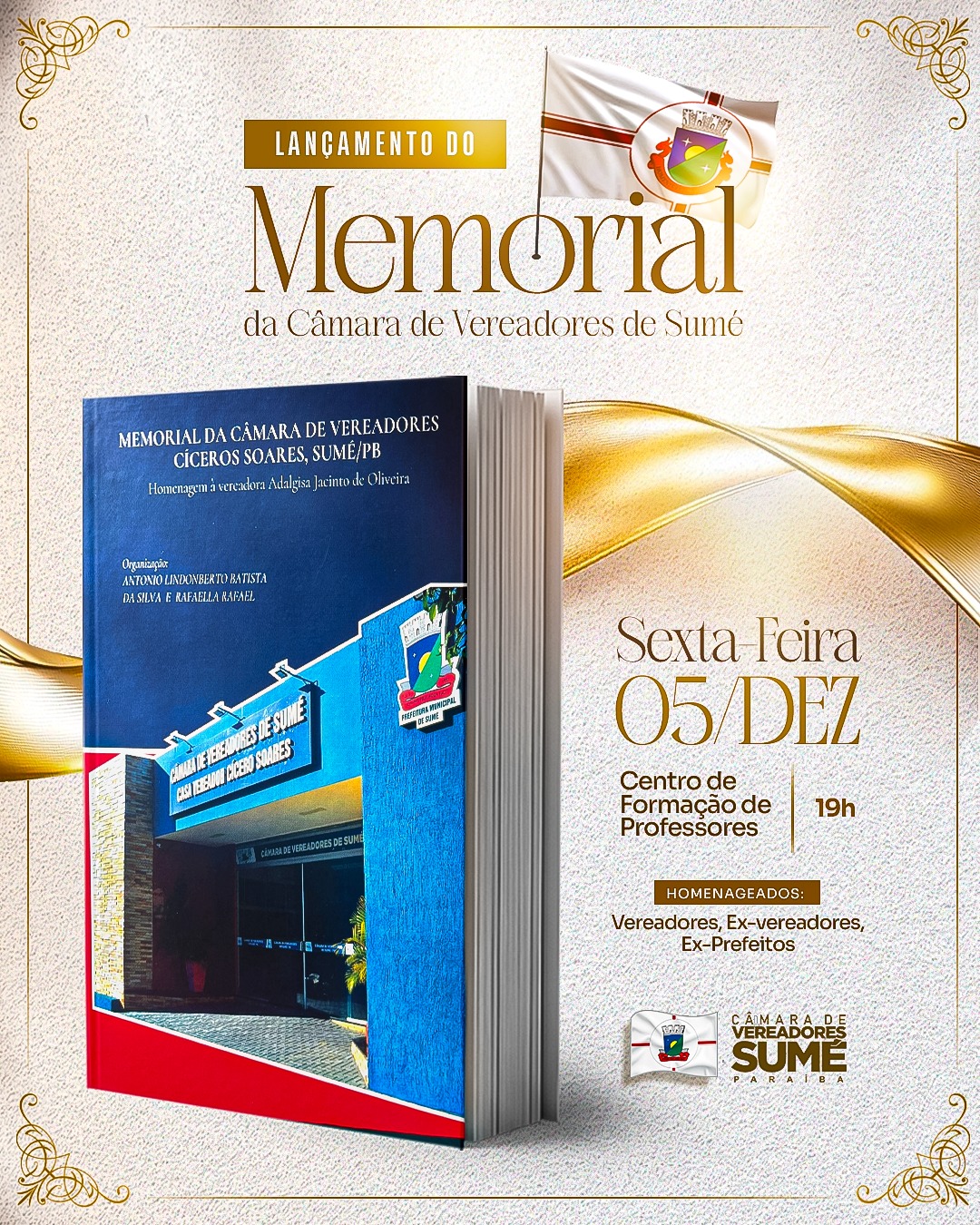 Câmara de Sumé lança Memorial Histórico em solenidade nesta sexta-feira (05)