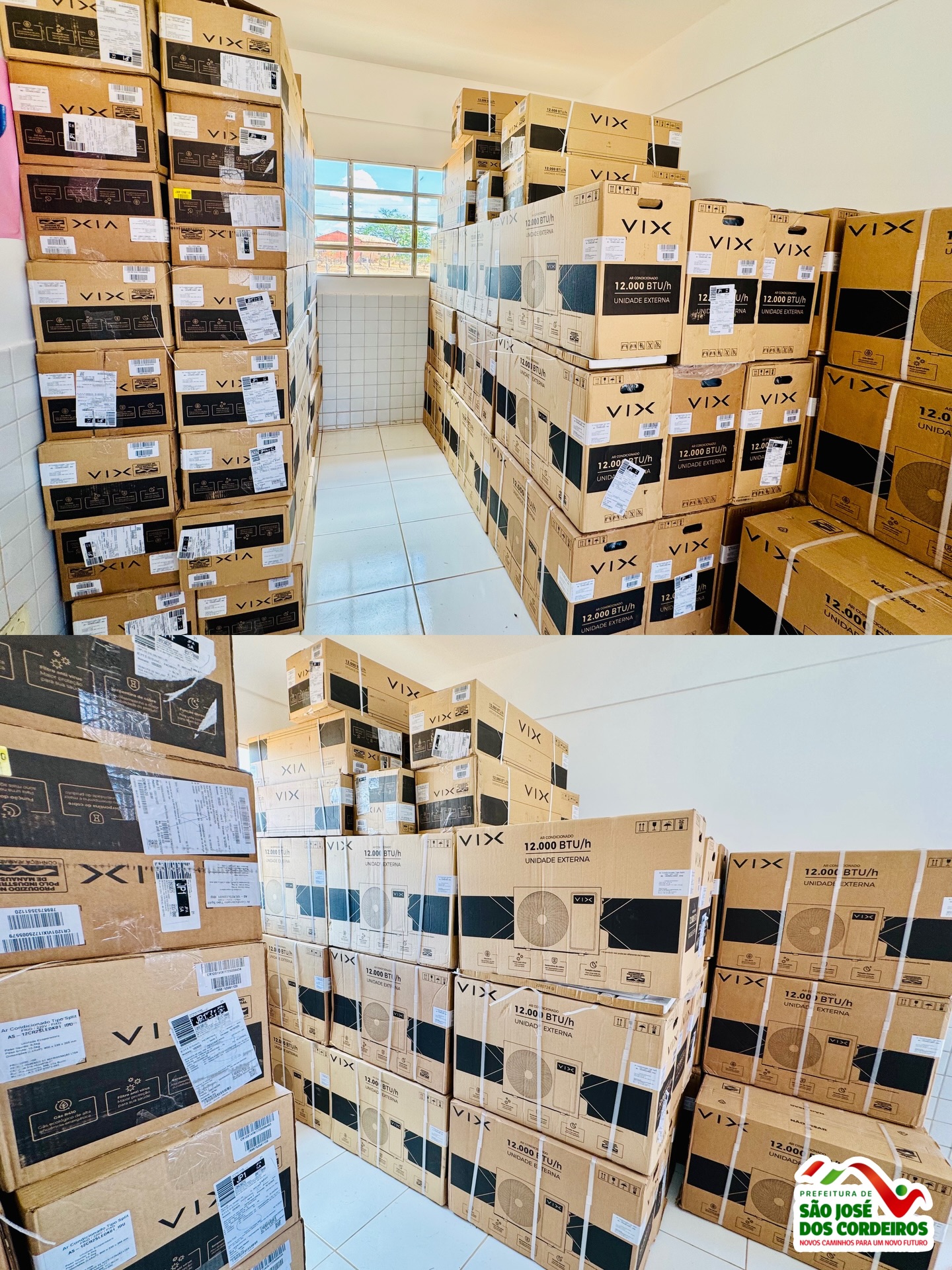 São José dos Cordeiros conquista 40 novos ar-condicionados e passa a ter 100% das escolas climatizadas