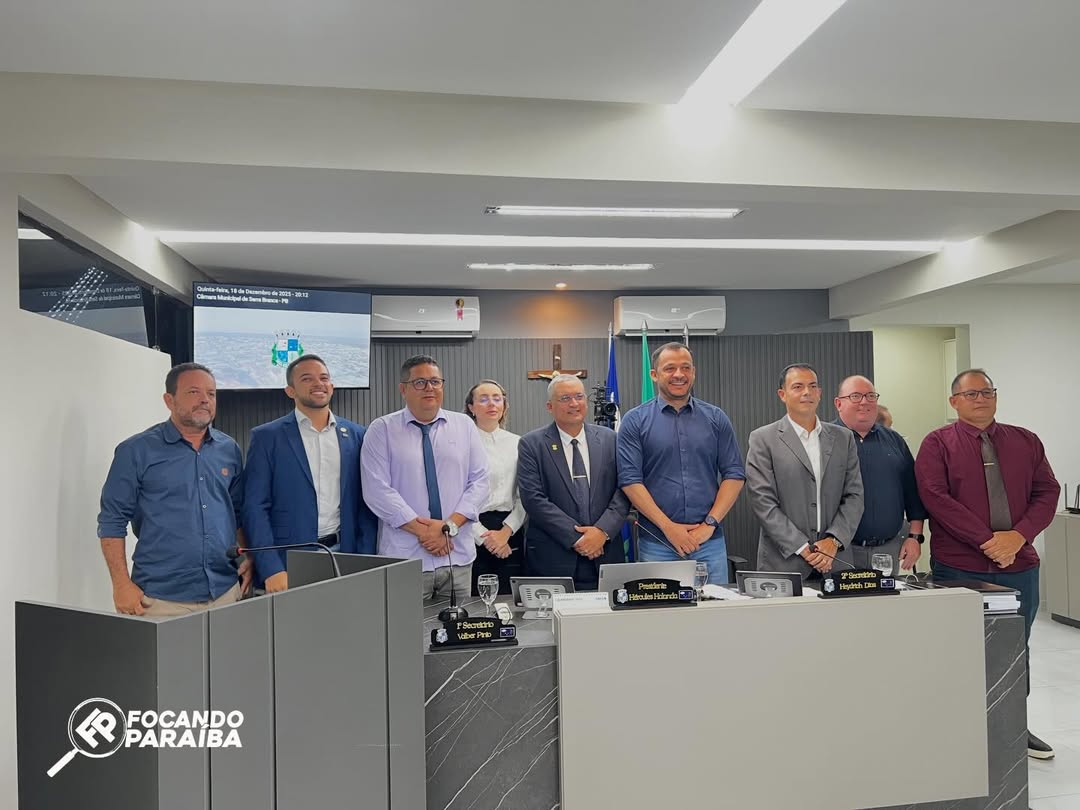 Câmara de Serra Branca encerra 2025 com aprovação de contas, PPA e LOA