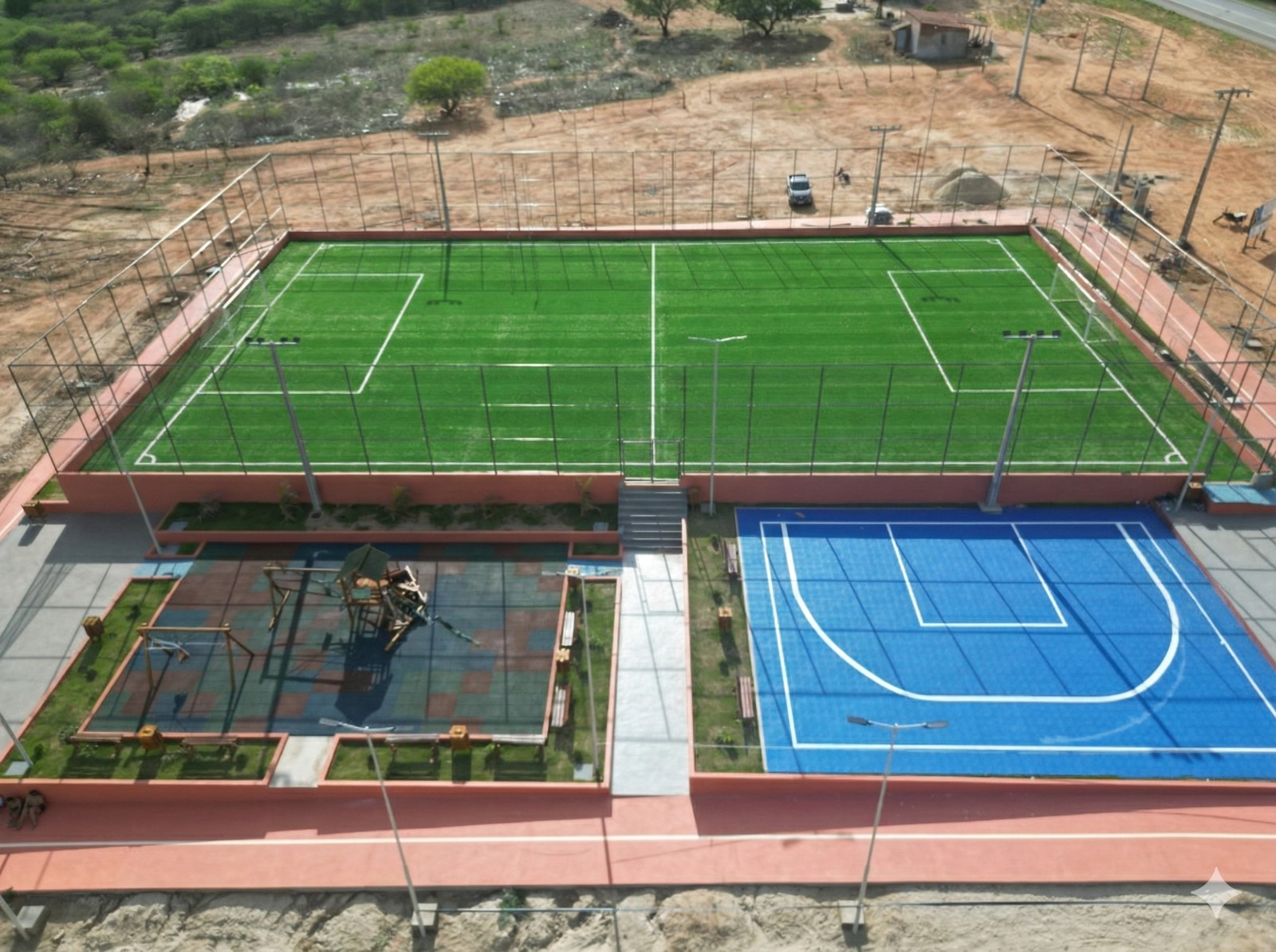 Prefeita Anna Virginia recebe Hugo Motta para inauguração da primeira Arena Brasil da Paraíba