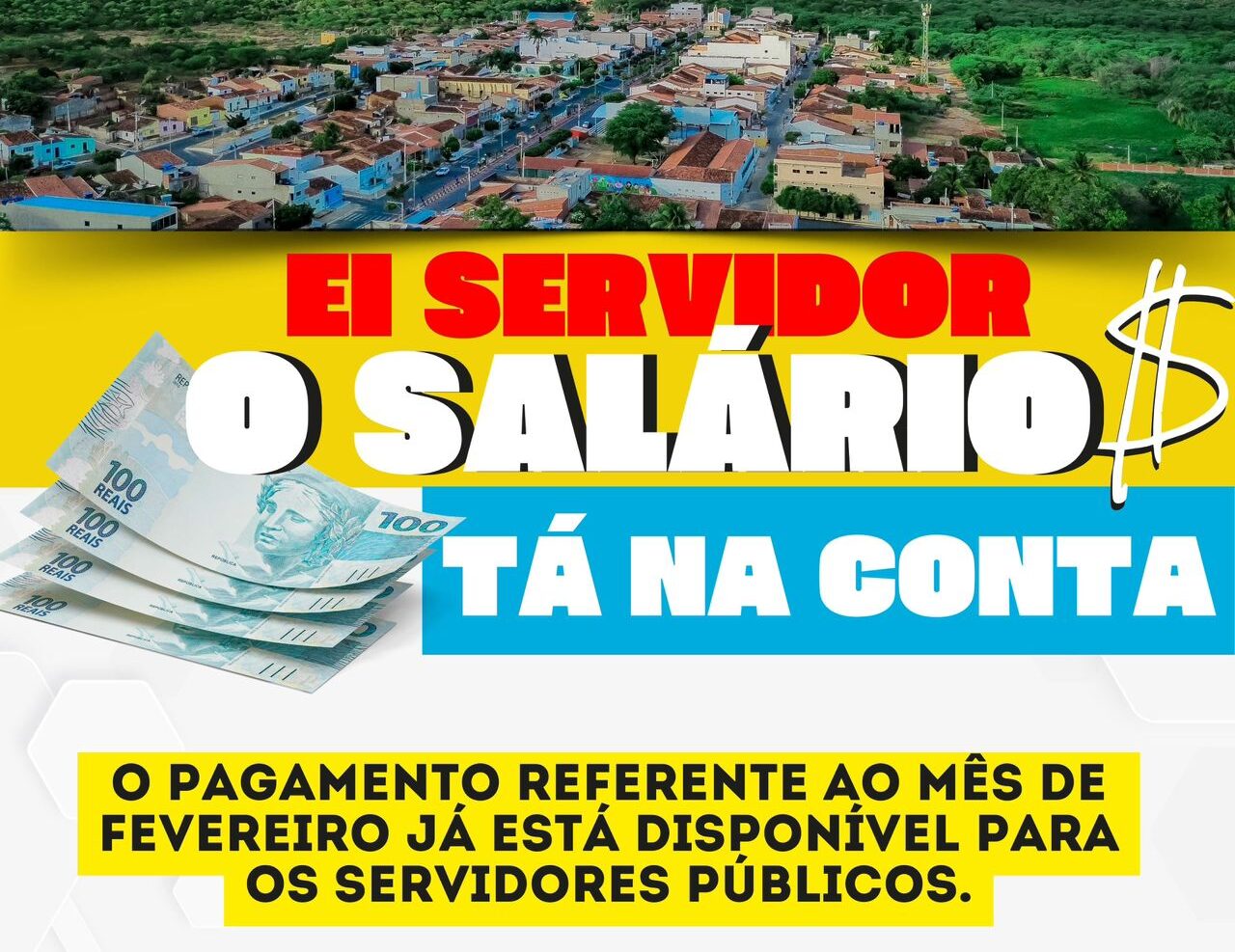 Gestão de Camalaú garante pagamento de fevereiro e reforça valorização do funcionalismo