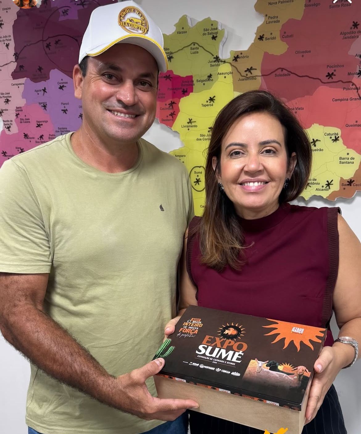 Vereador Bruno Duarte se reúne com Pollyanna Dutra e oficializa convite para a Expo Sumé