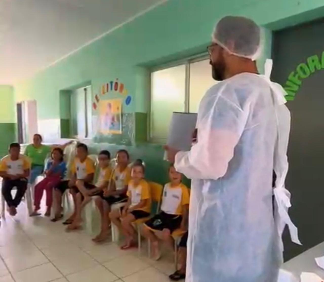 Em Camalaú: Programa Saúde na Escola leva ações de saúde bucal ao Sítio Cangalha e será ampliado para toda a zona rural